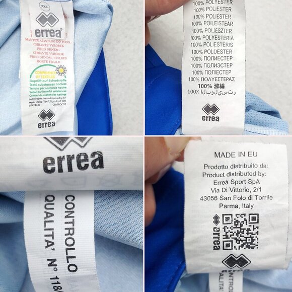 Iceland Soccer Jersey Home KSI National Team Errea 2016-2017 Fyrir Island XXL - Picture 6 of 13